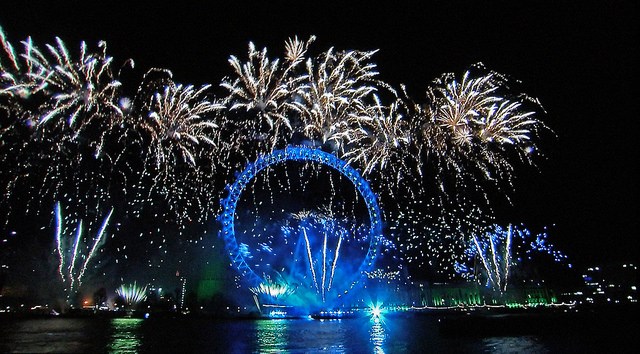 NYE fireworks London