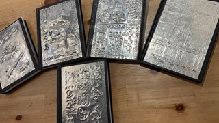 Metal embossed cover