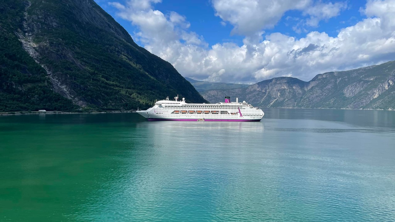 Ambassador Cruise Ambience in fjord