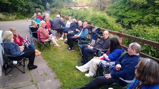 Outside Scarborough Hostel