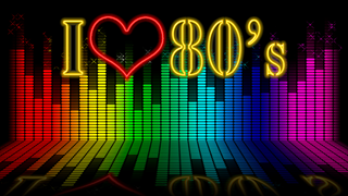 I heart 80s background wallpaper