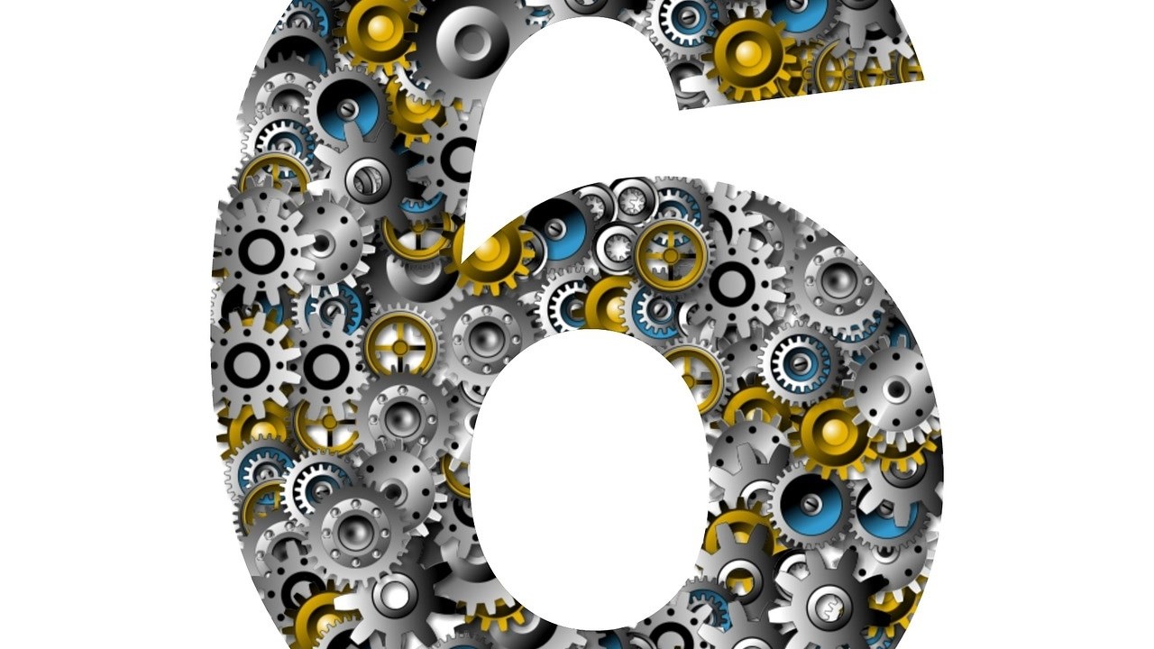 Number 6 from Pixabay coggs