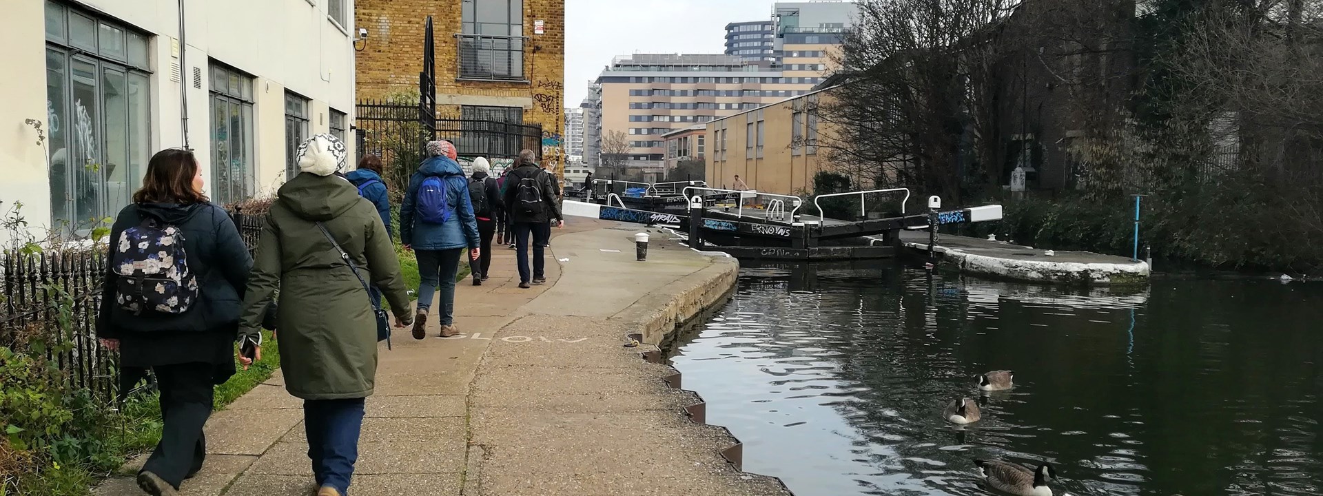 1 Kings Cross, Canal and Parks Walk & Design Museum Visit.