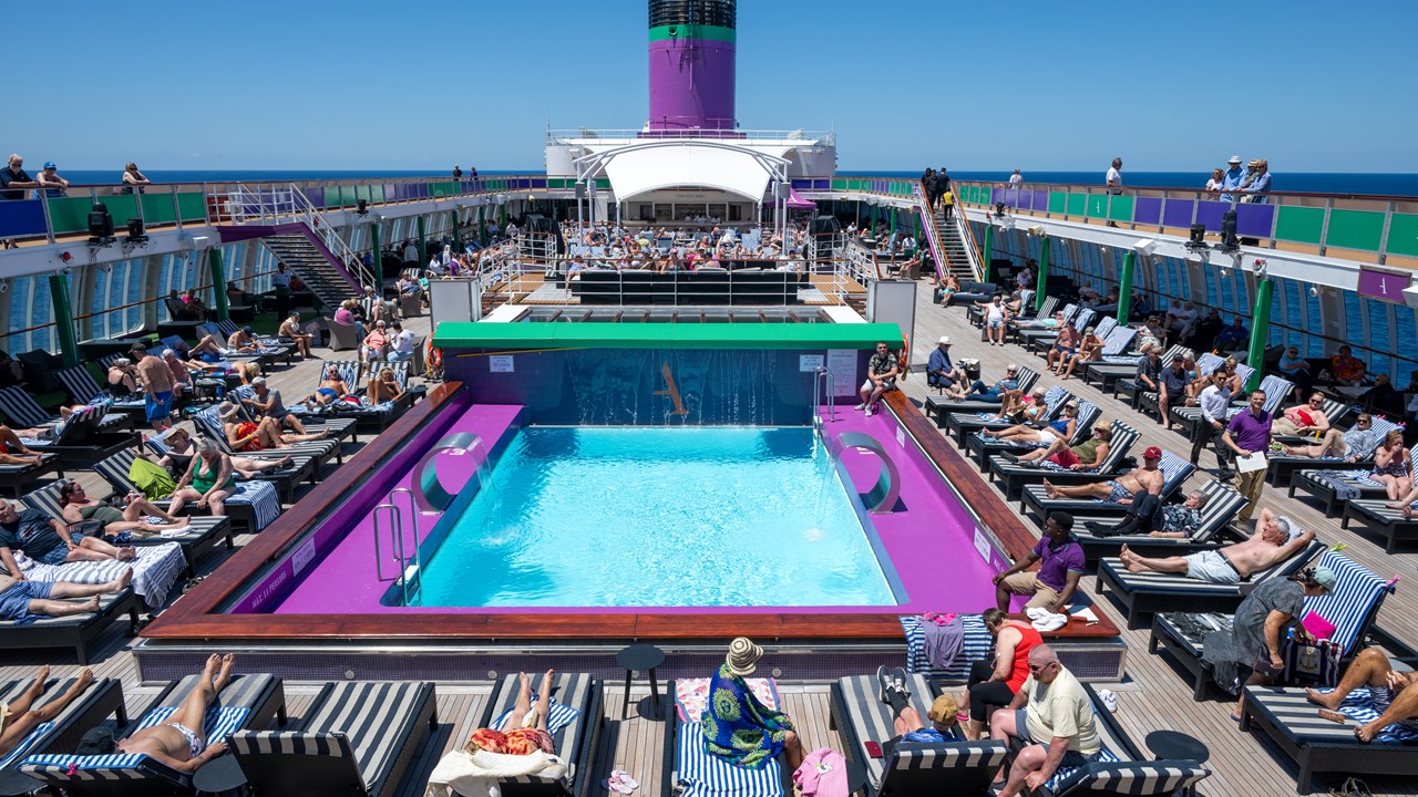 Ambassador Cruise Ambience pool deck