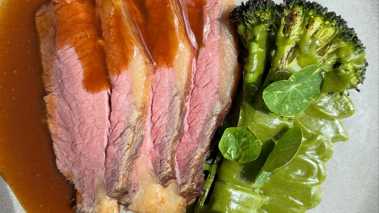 Groobarb low roast salt beef brisket