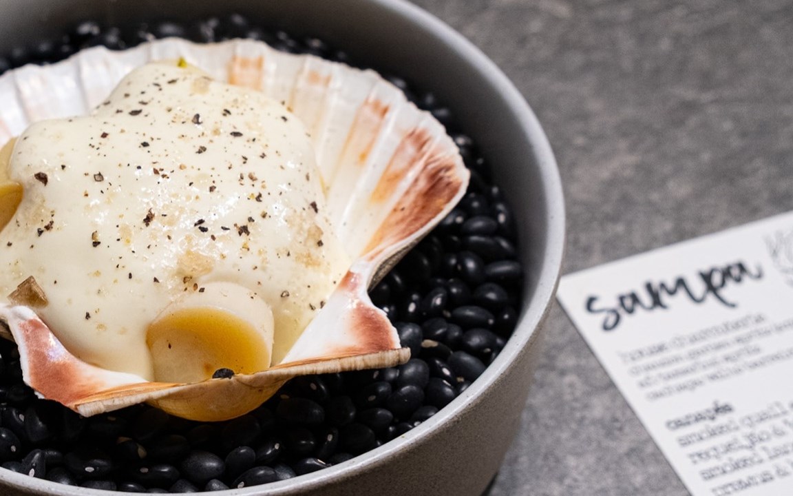 Sampa Taster Menu Scallop