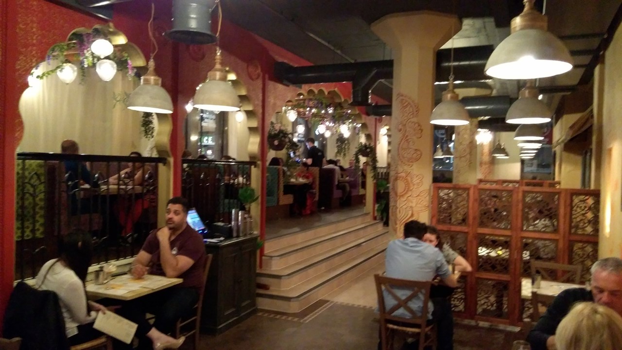 Leeds Indian Tiffin Room indoors