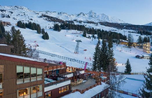 Hoteldugolf1800slopes from hotellesarcs