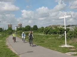The Greenway, a path created above the Northern Outfall Sewage Embankment 3