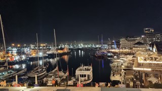 Downtown Cape town at night