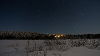 Finland winter BasecampStarsLake
