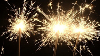 Bonfire night sparklers