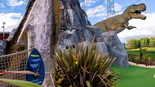 Dino Falls Adventure Golf Volcano