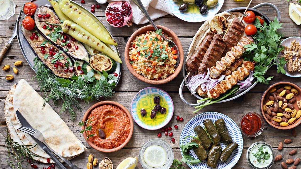 Veranda Mediterranean dishes selection