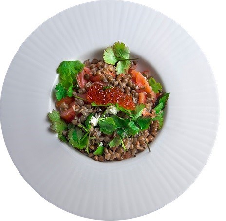 The Armenian Taverna Smoked Salmon Salad