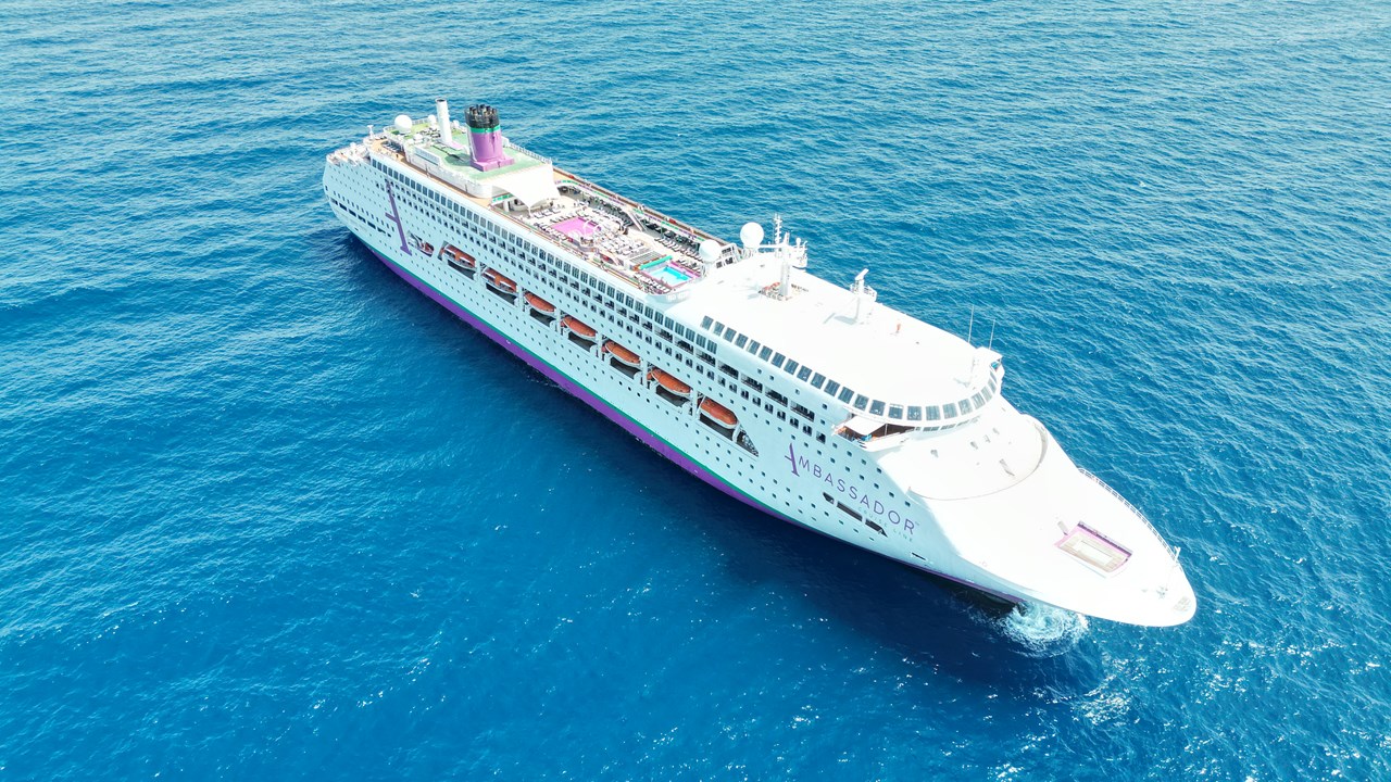 Ambassador Cruise Ambience at sea