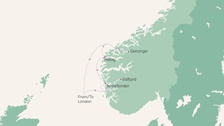 Ambassador 27 Norway Cruise Map