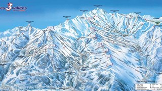 3 Vallees Piste Map