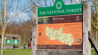 National Forest YHA Sign