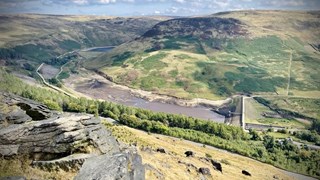View of Dovestone Reservoirs from the Pots and Pans Walk