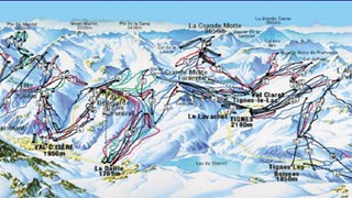 Espace killy piste map