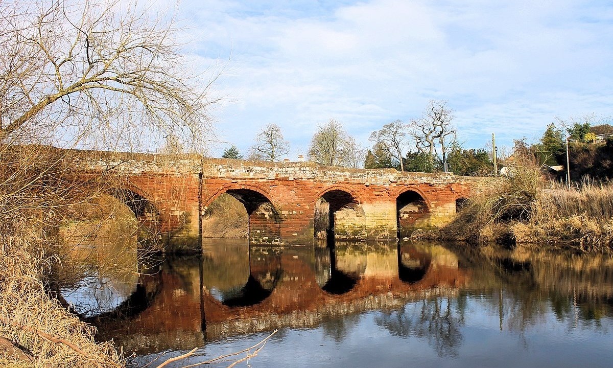 Farndon Bridge Cheshire Winter