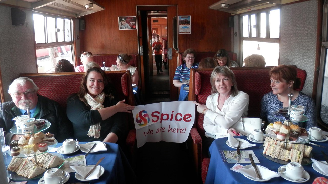 Afternoon Tea on a Steam Train | Spice Social