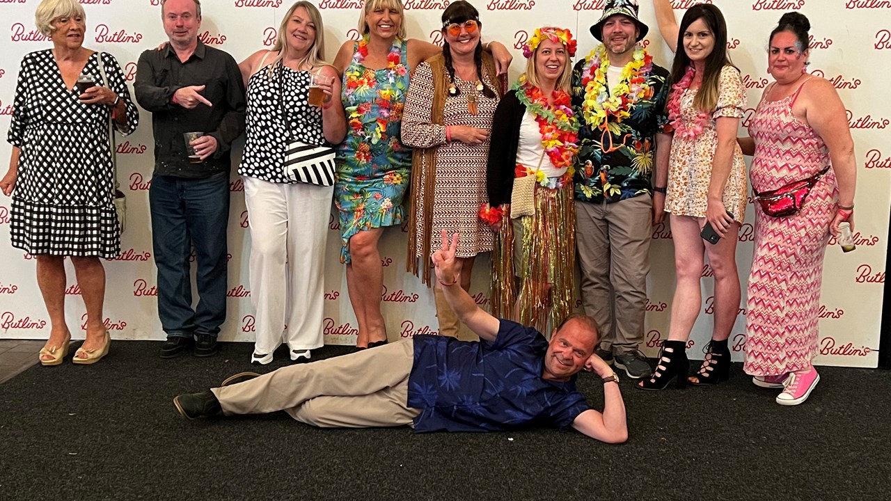 Butlins Backdrop group shot