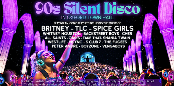 Silent Disco Oxford Town Hall