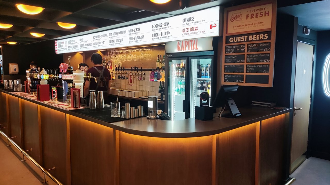 Sheffield Kapital Beer Hall bar