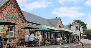 Victorian Tea room on the platform at Bricket Wood Station 1