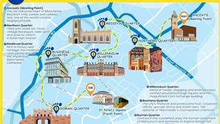 Manchester Walking Tours 5 Quarters Map